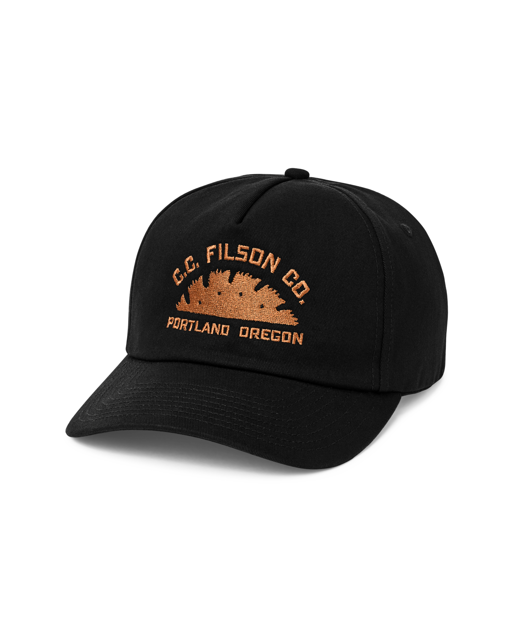 Portland Graphic Trucker Cap - Black