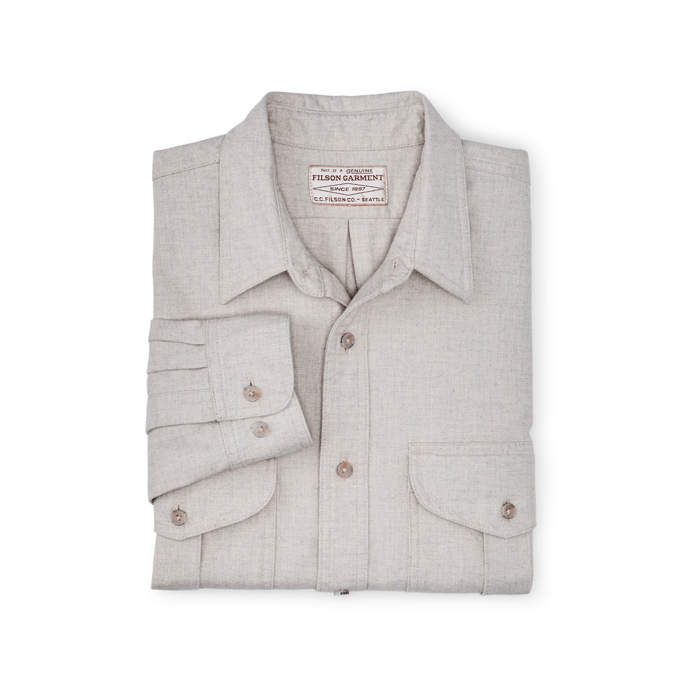 Alternate view of the Filson Alaskan Guide Shirt - Natural Heather