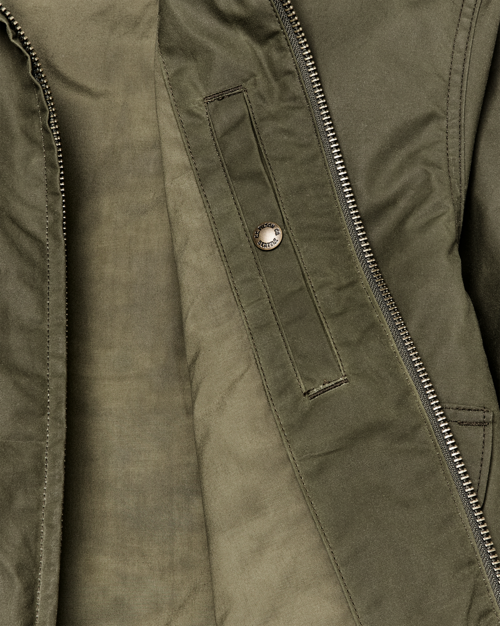 Cover Cloth Bomber Jacket - Marsh Olive