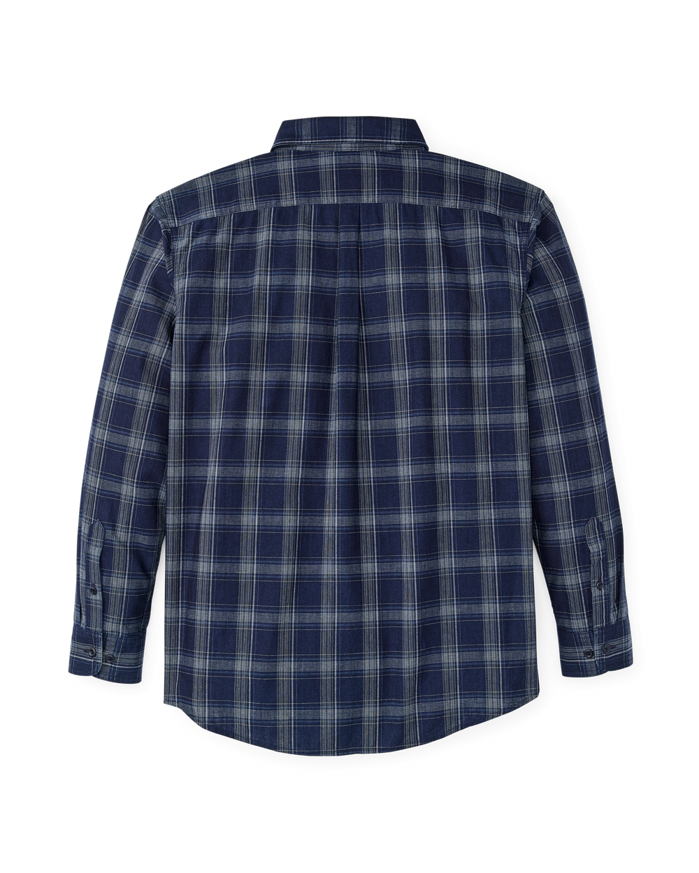Alternate view of the Filson Chambray Button-Down Shirt - Dark Indigo Plaid