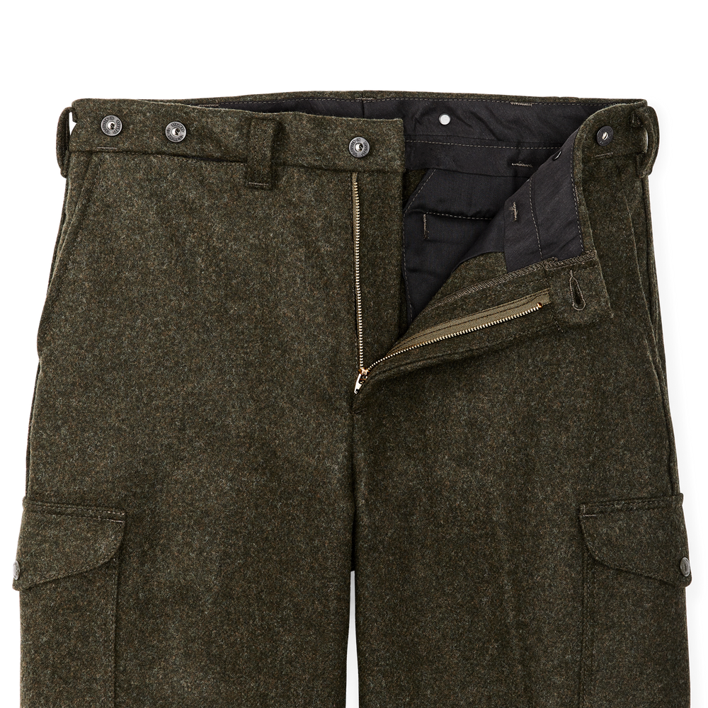 Alternate view of the Filson Mackinaw Wool Field Pants - Forest Green