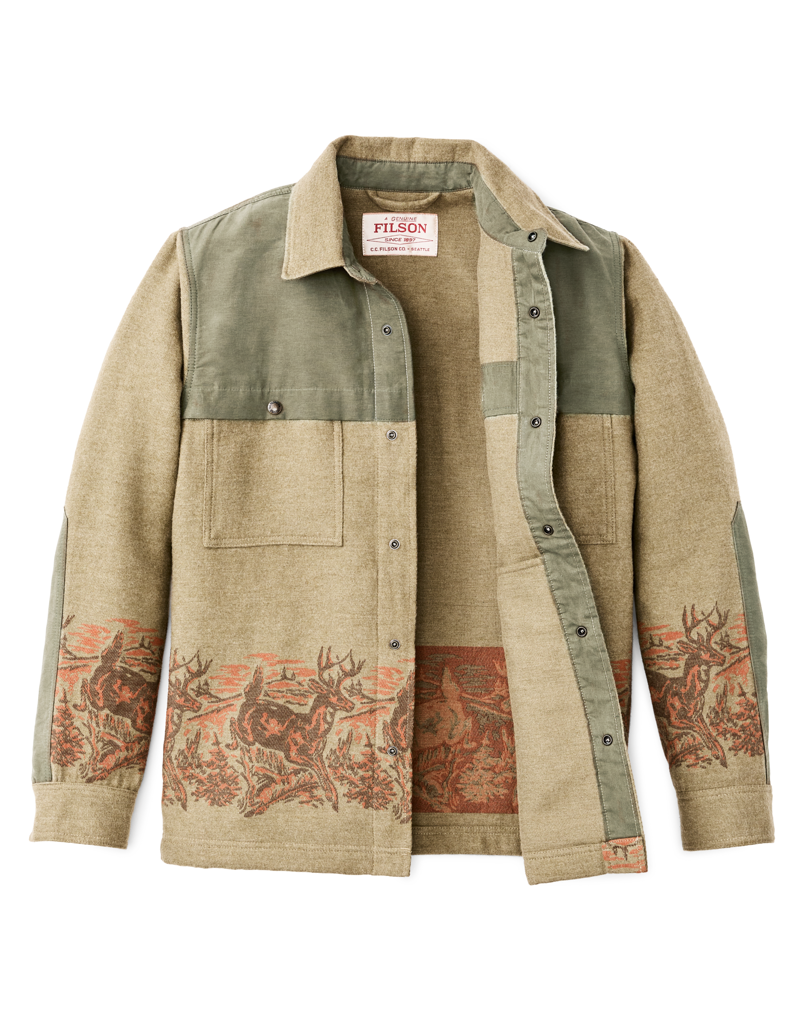 Colchuck Forester Jac-shirt - Sage Heather | Filson