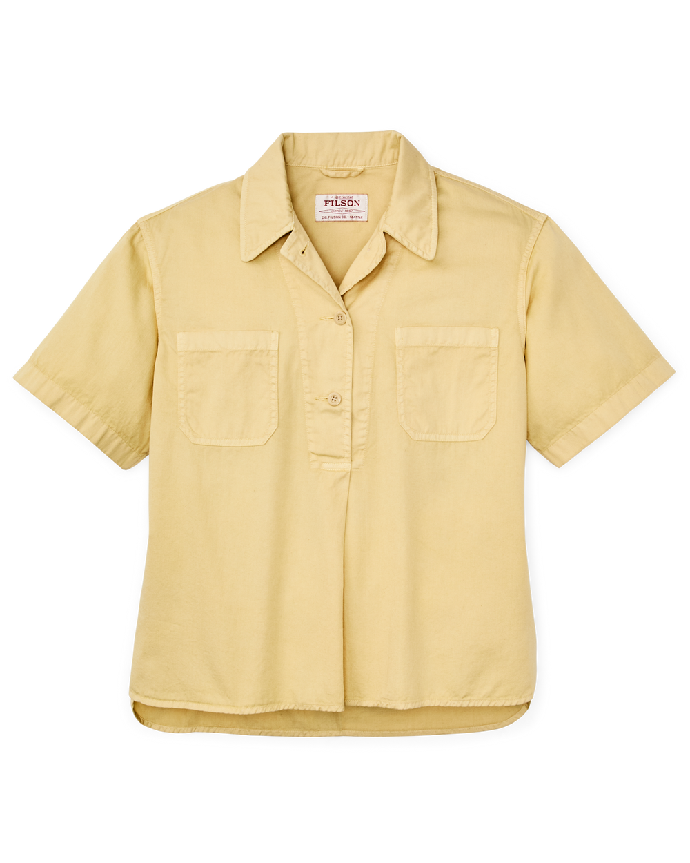 Women's Twill Popover Shirt - Pale Tan