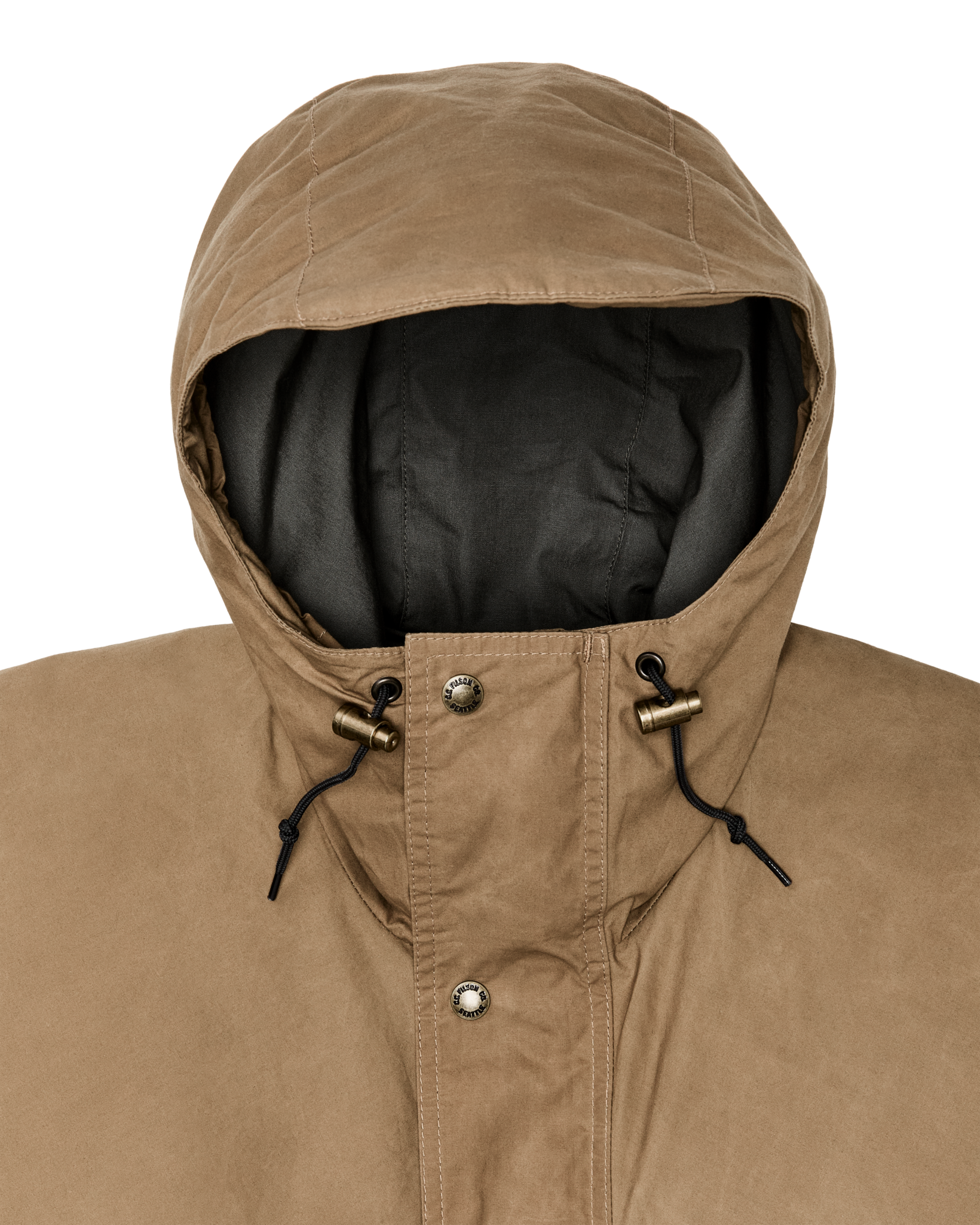 Dry Wax Omak Coat - Dark Beige