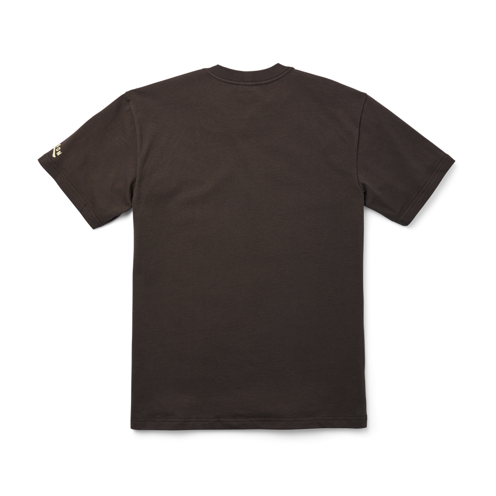 Alternate view of the Filson Smokey Bear Pioneer T-shirt - Brown / Prevent Wildfire Sign