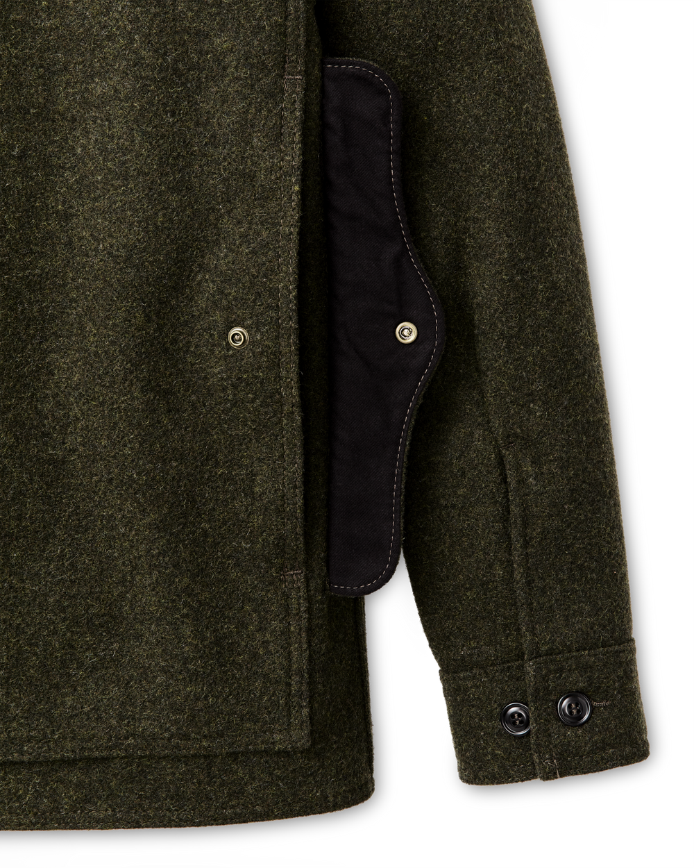 Mackinaw Wool Cruiser Jacket - Forest Green