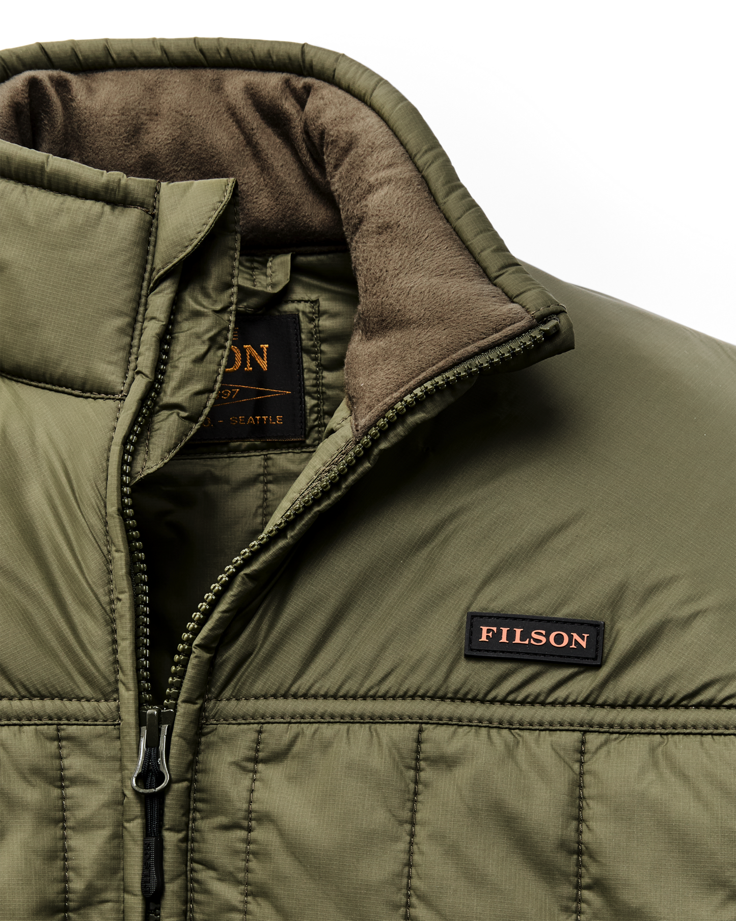 Alternate view of the Filson Ultralight Jacket - Dark Olive Drab