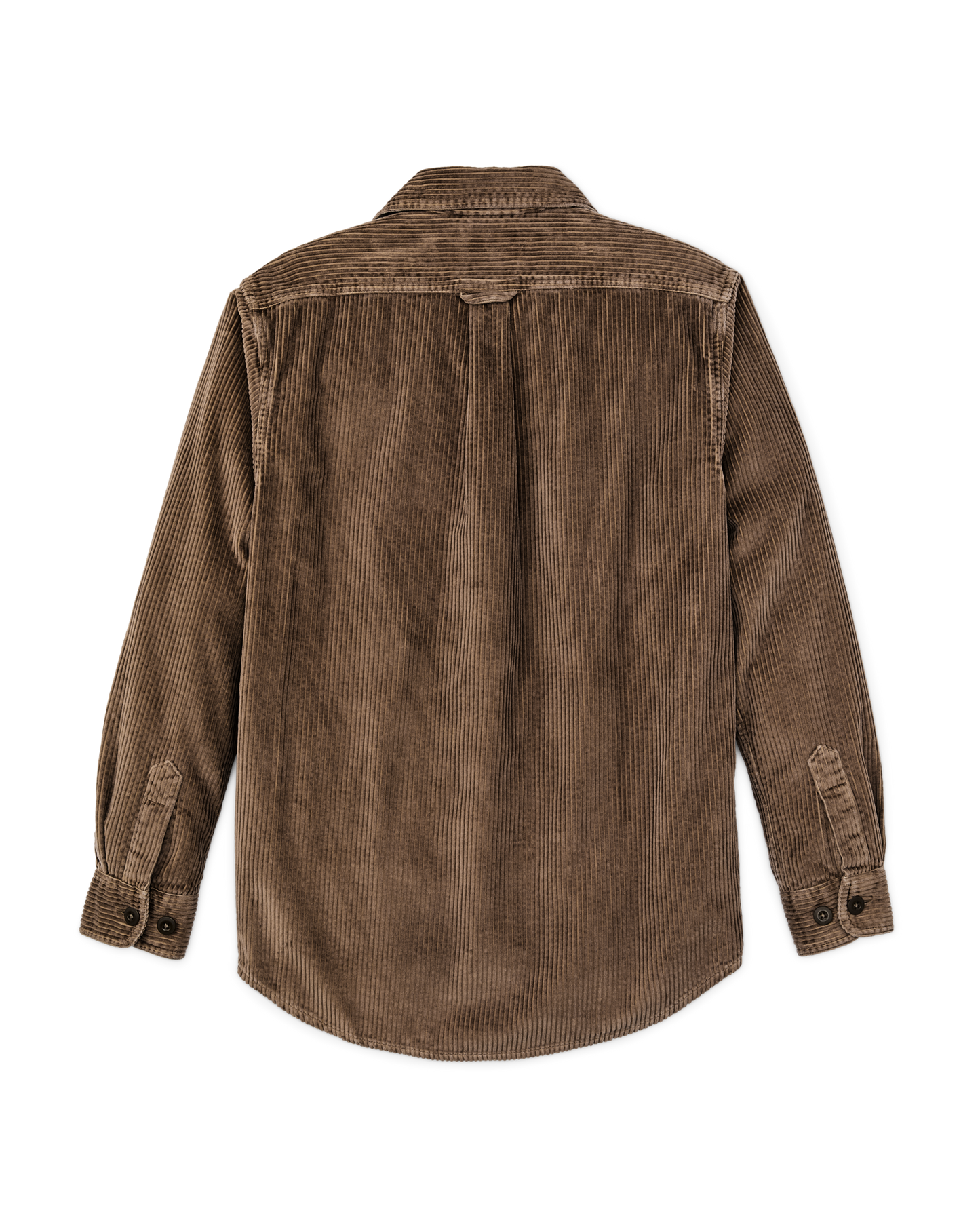 6-wale Corduroy Shirt - Brown
