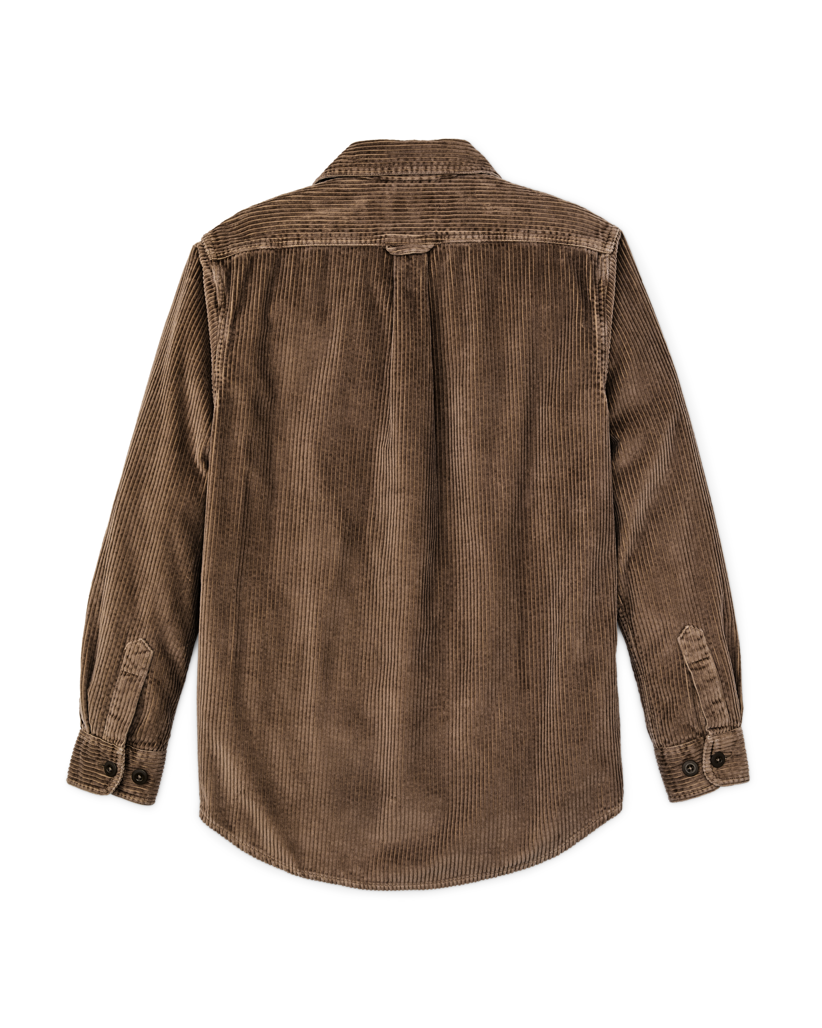 6-wale Corduroy Shirt - Brown