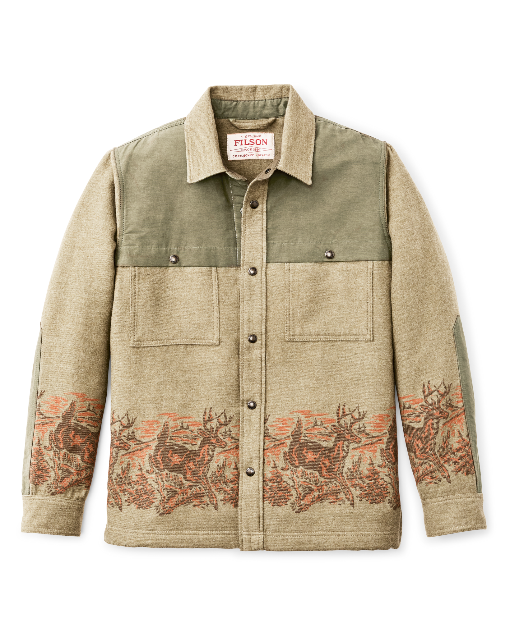 Colchuck Forester Jac-shirt - Sage Heather | Filson