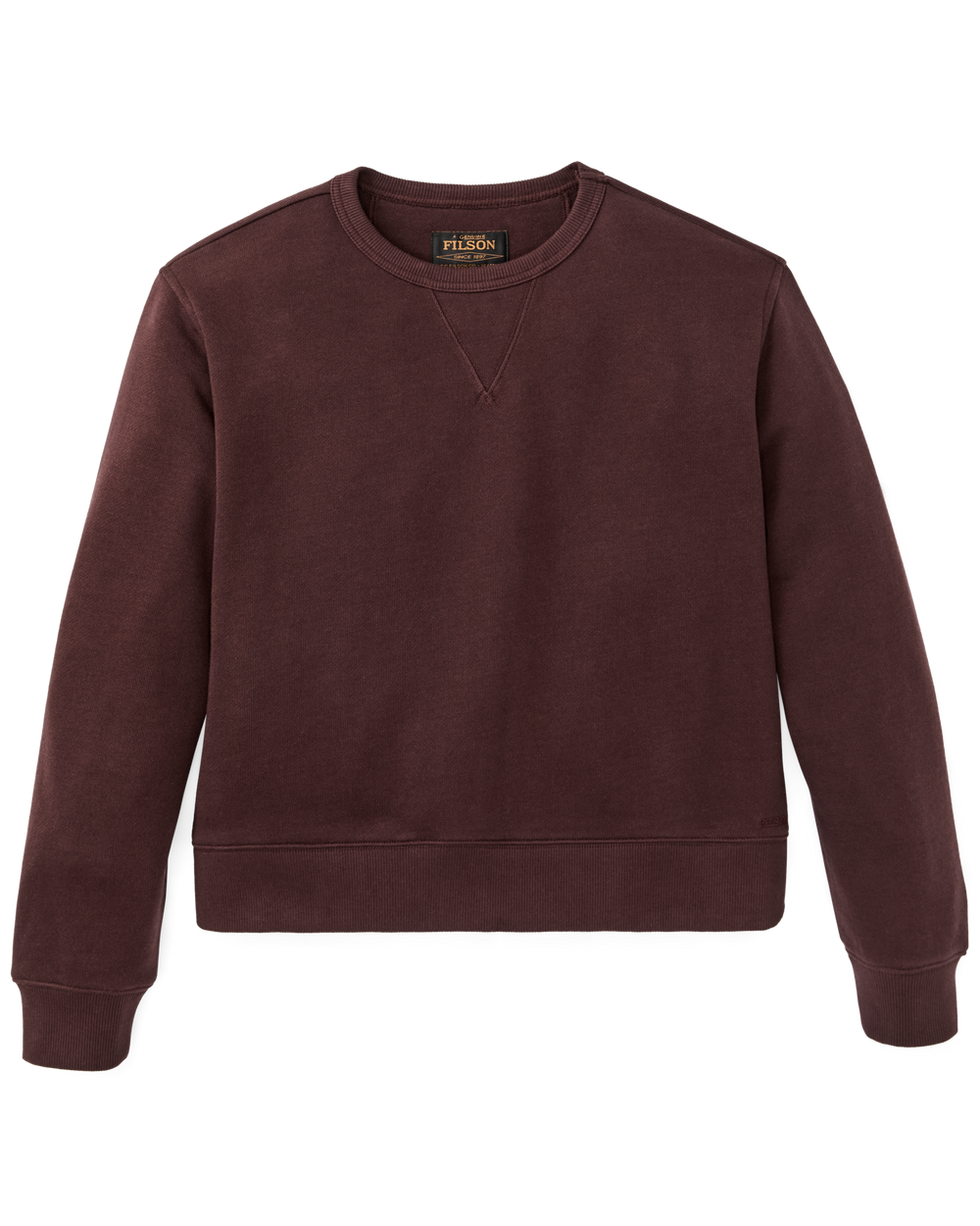 Women's French Terry Crewneck - Eagle Brown