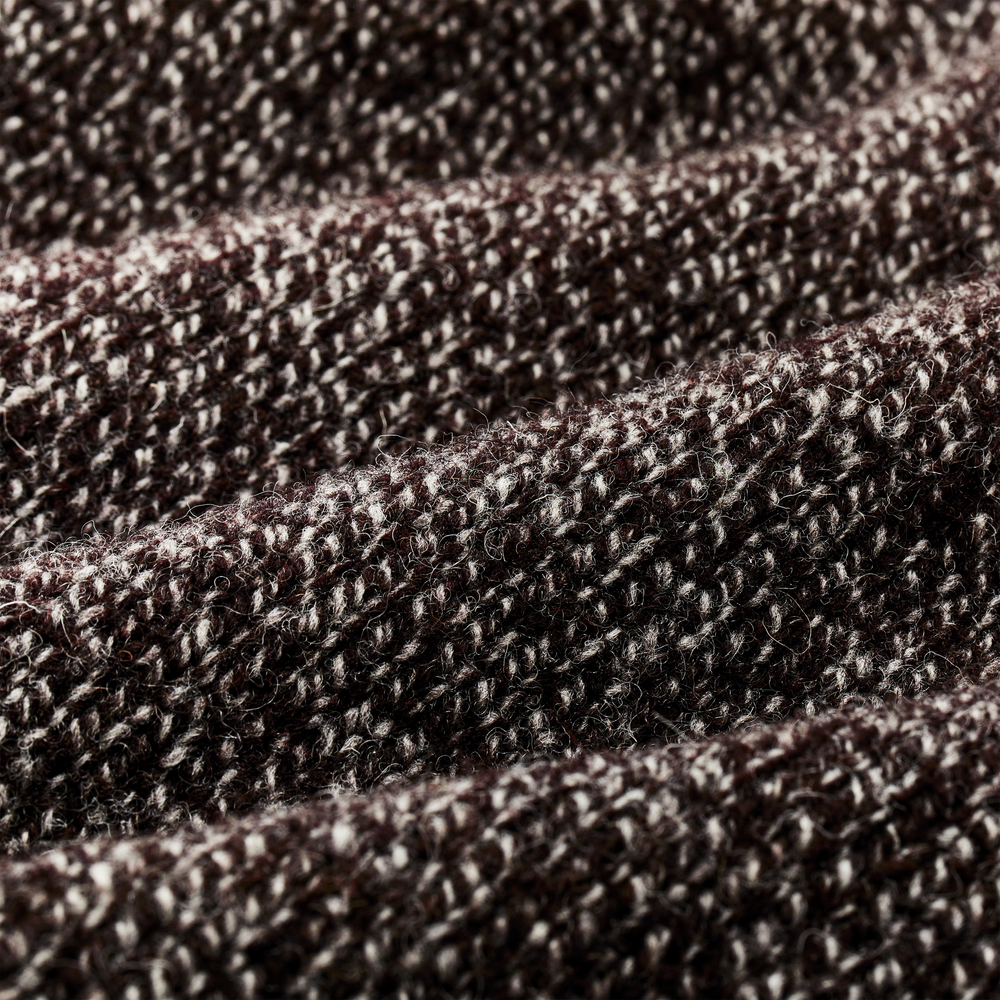 Alternate view of the Filson Heritage 3-gauge Wool Sweater - Brown / Oat Marled