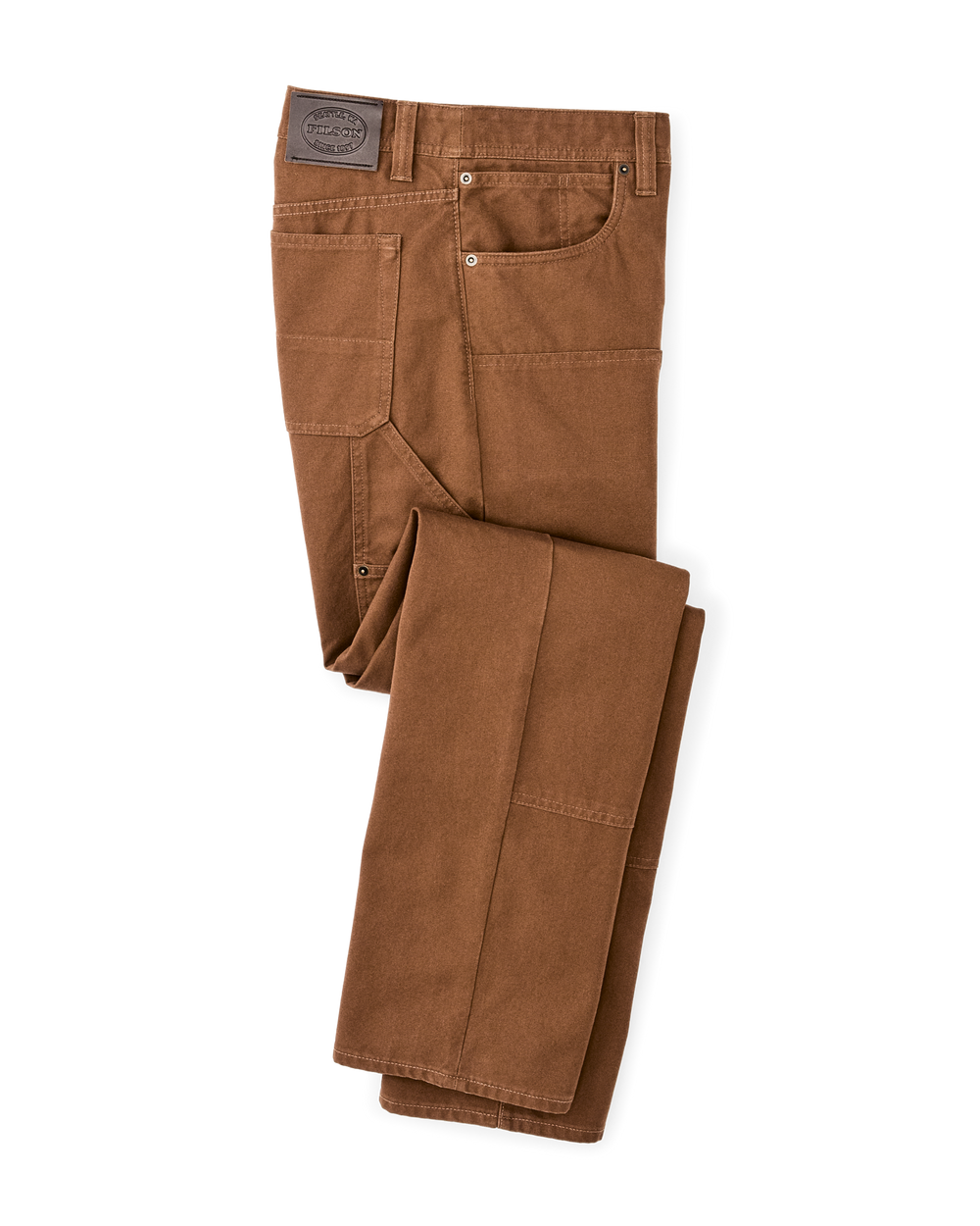 Alternate view of the Filson Dry Tin Double Front Pants - Whiskey