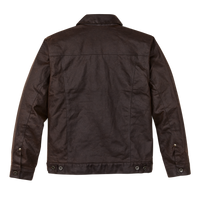 Tin Cloth Short Lined Cruiser Jacket - Dark Brown