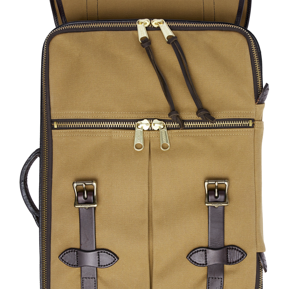Alternate view of the Filson Rugged Twill Rolling 4-wheel Carry-on Bag - Tan