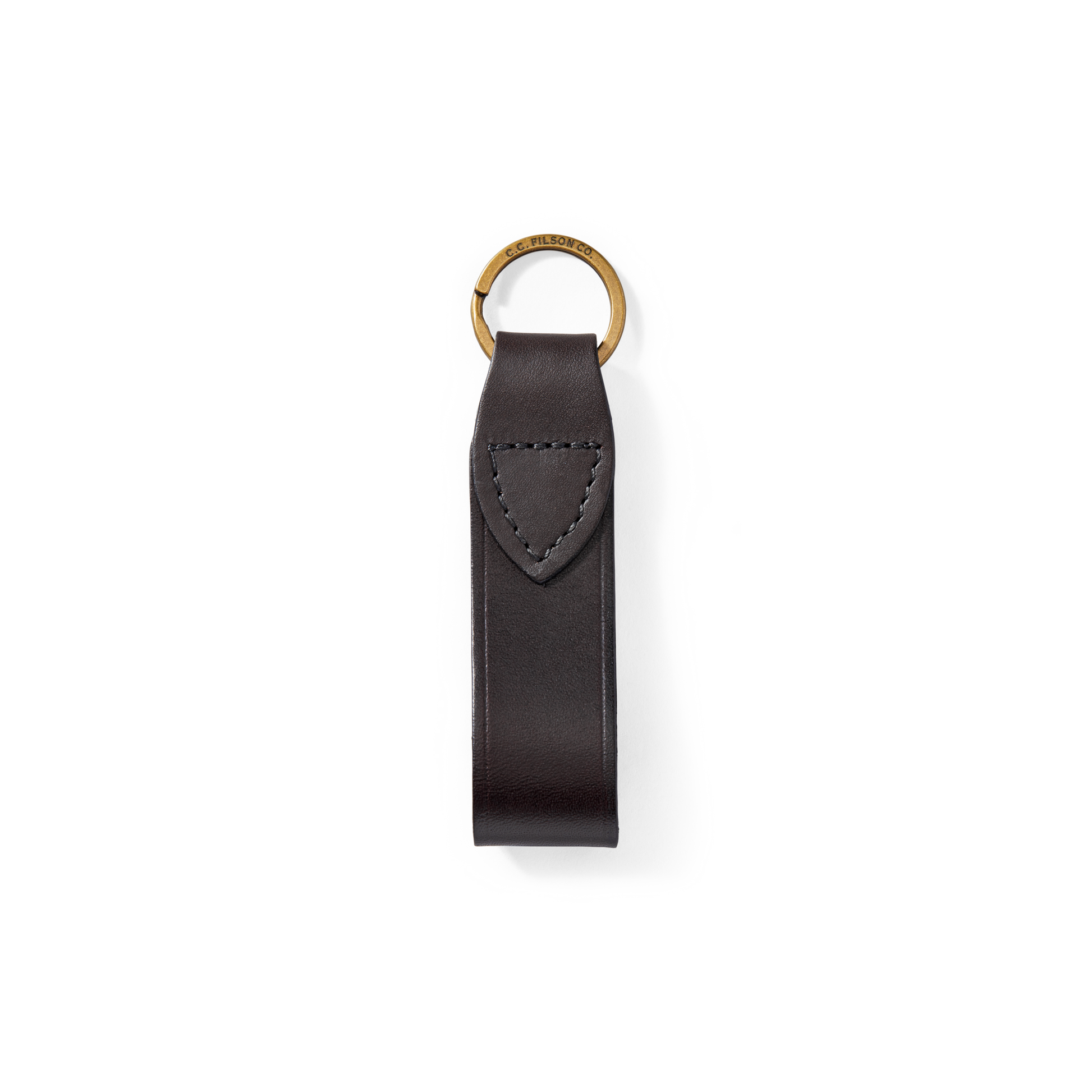 Bridle Leather Key Chain - Brown Leather | Filson Bridle Leather Key Chain - Brown Leather | Filson