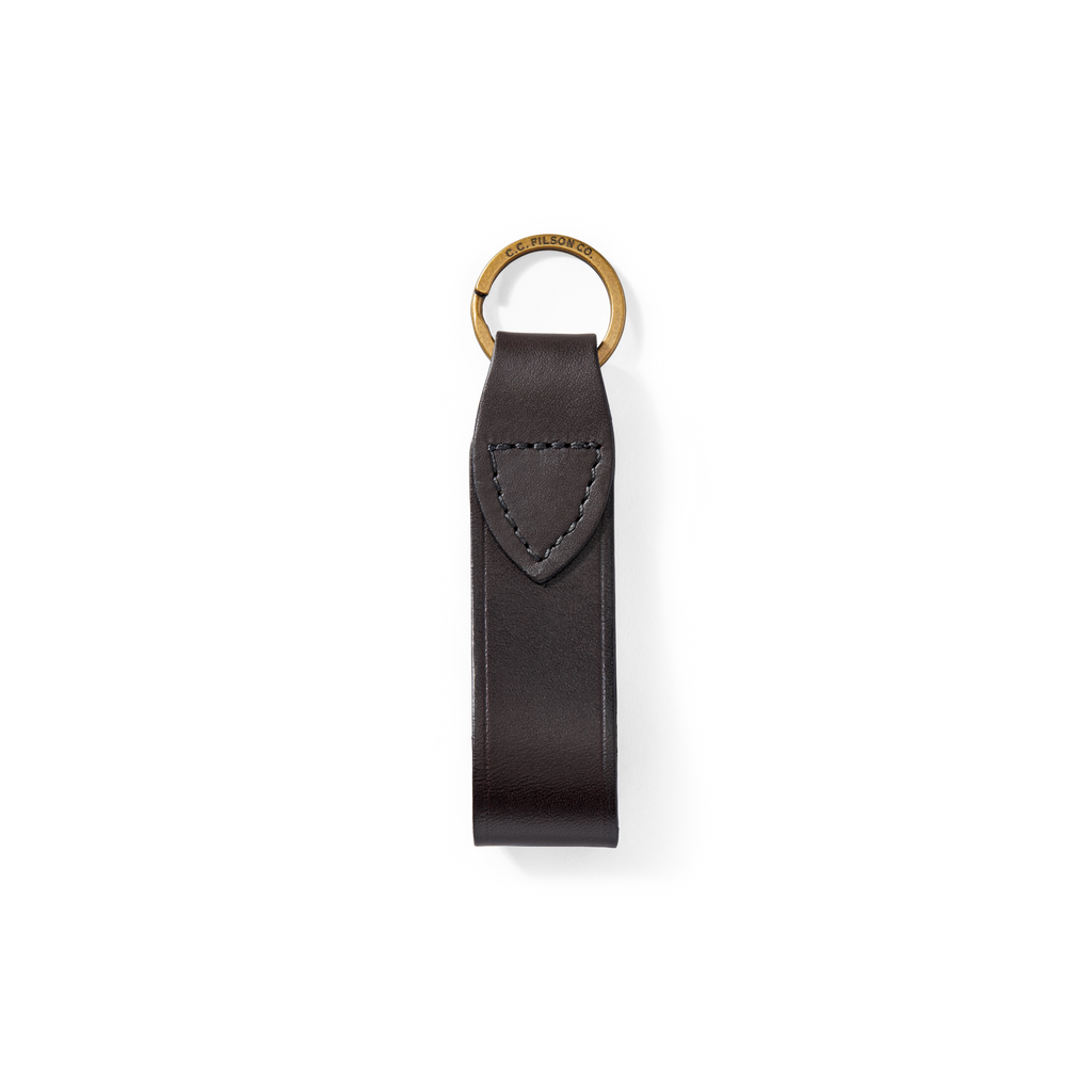 【最終値下げ】【CTHY】LEATHER KEYRING by BRIDLE Bridle Leather Key Chain - Brown Leather | Filson