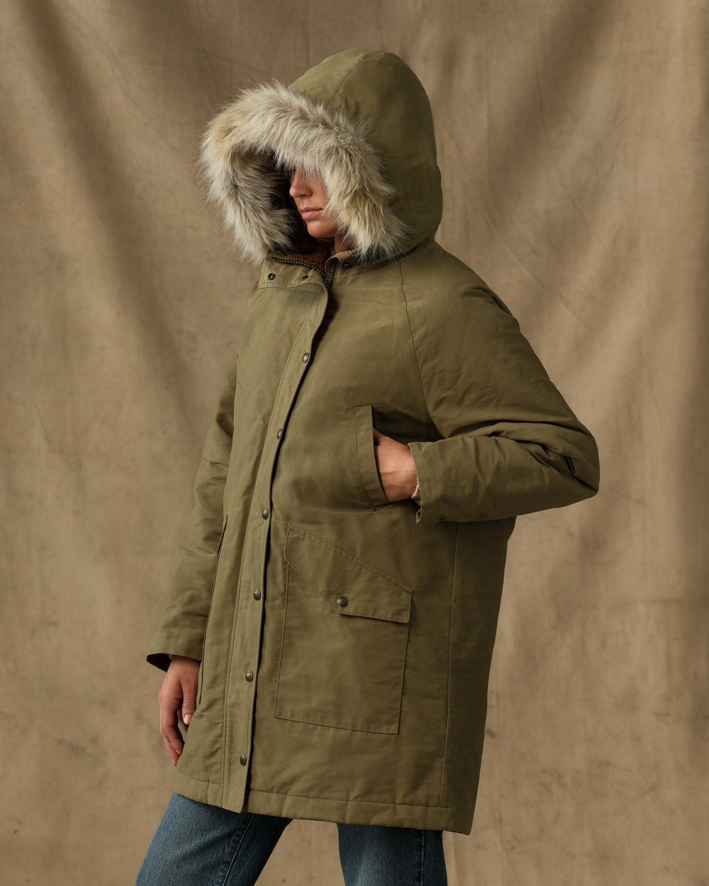 Women's Chesaw Waxed Parka - Lichen