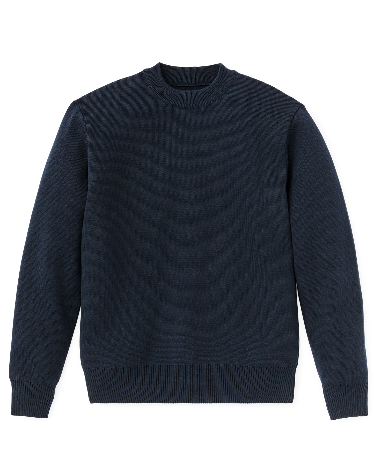 Front-facing image of the Filson Cotton Crewneck Guide Sweater - Dark Navy
