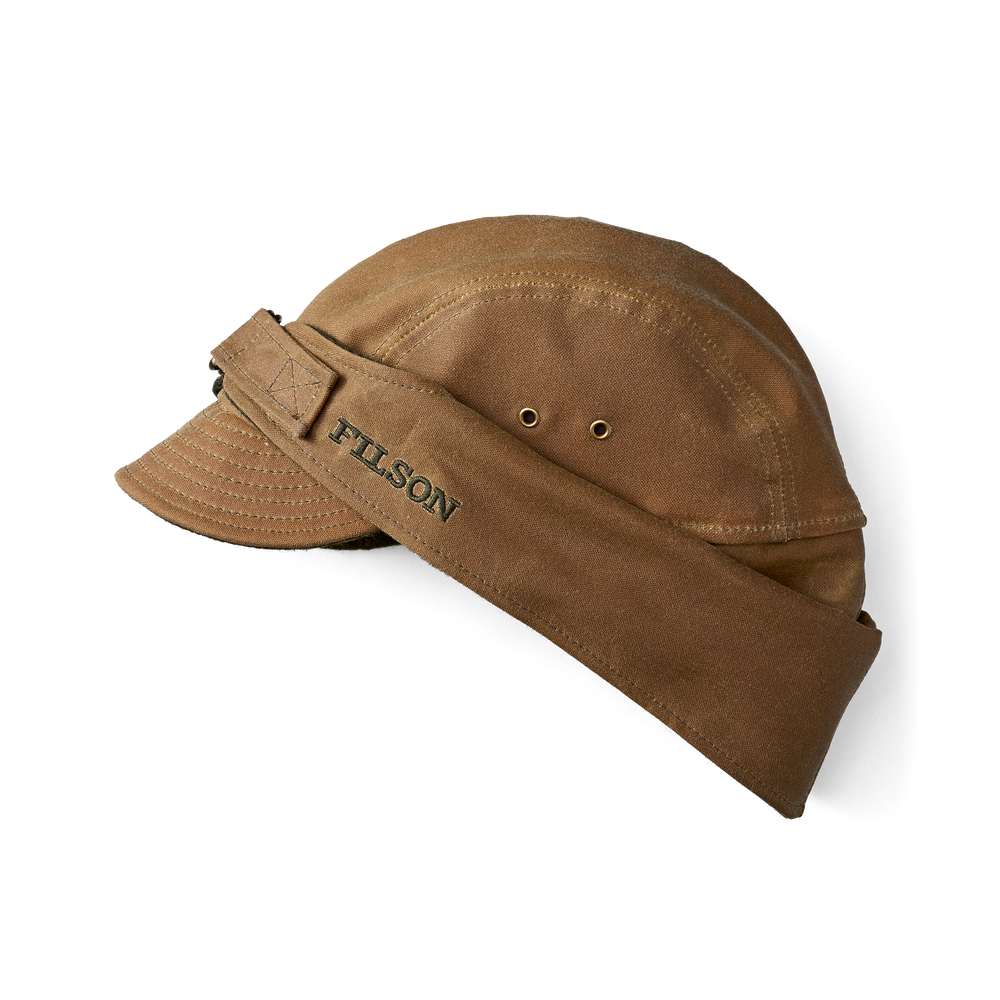 Alternate view of the Filson Tin Cloth Wildfowl Hat - Dark Tan