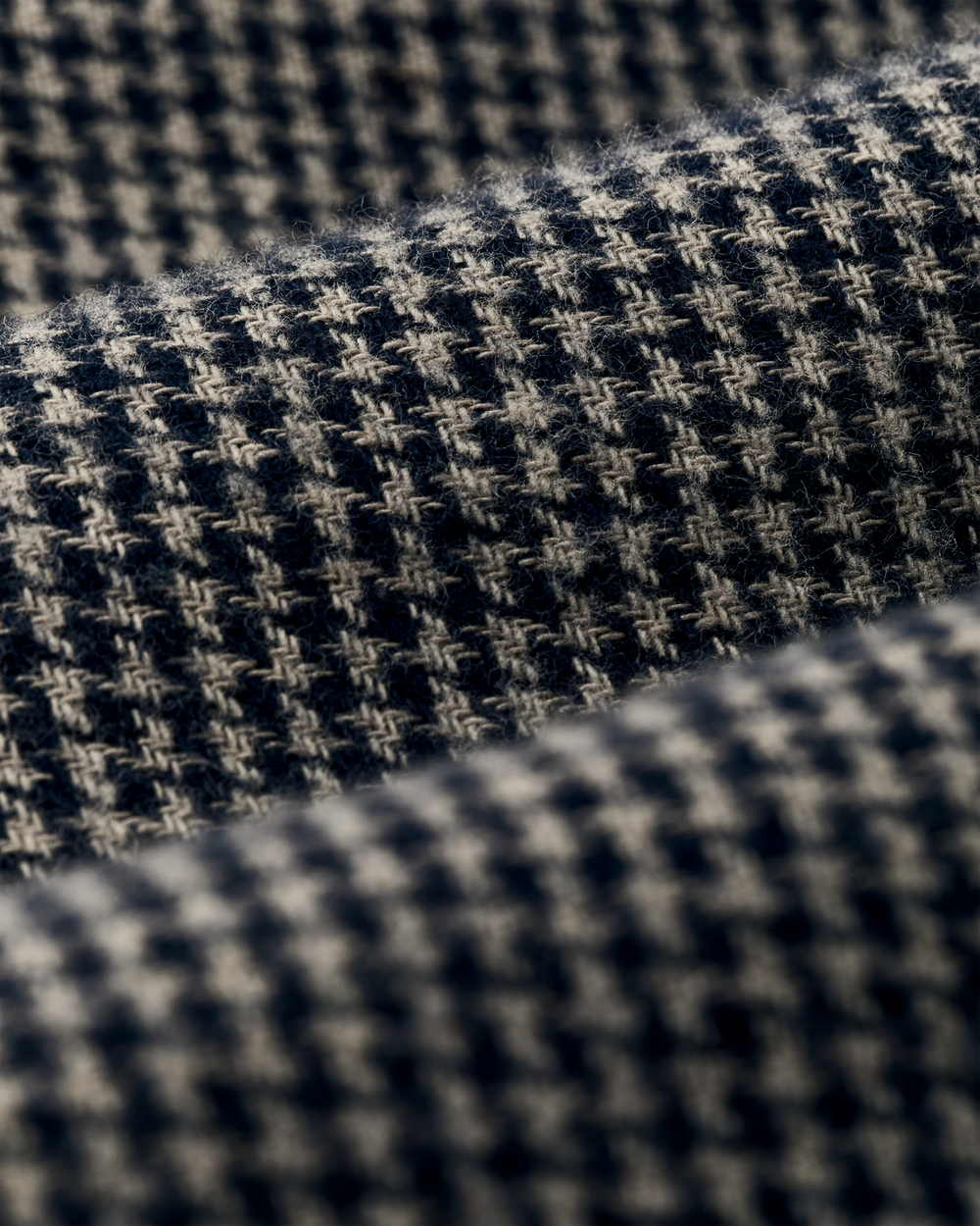 Rangeland Flannel Shirt - Navy / Tan Plaid