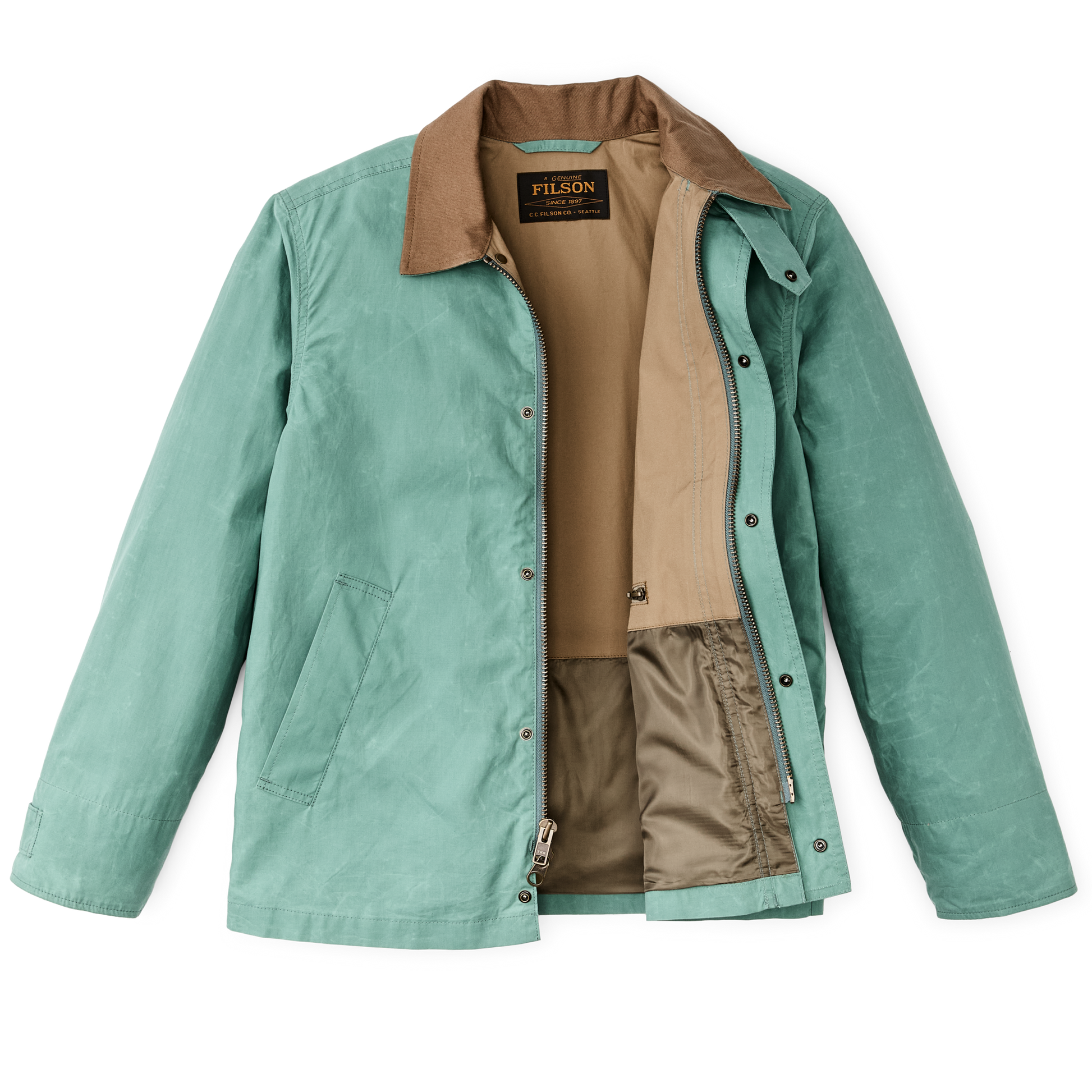 Dry Wax Short Field Jacket - Deep Sea | Filson Dry Wax Short Field Jacket - Deep Sea | Filson