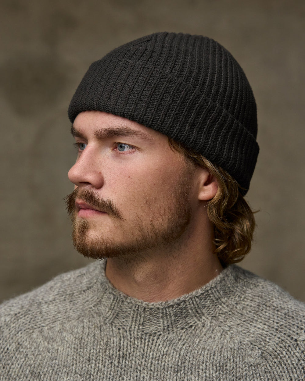 Cotton Watch Cap - Faded Black