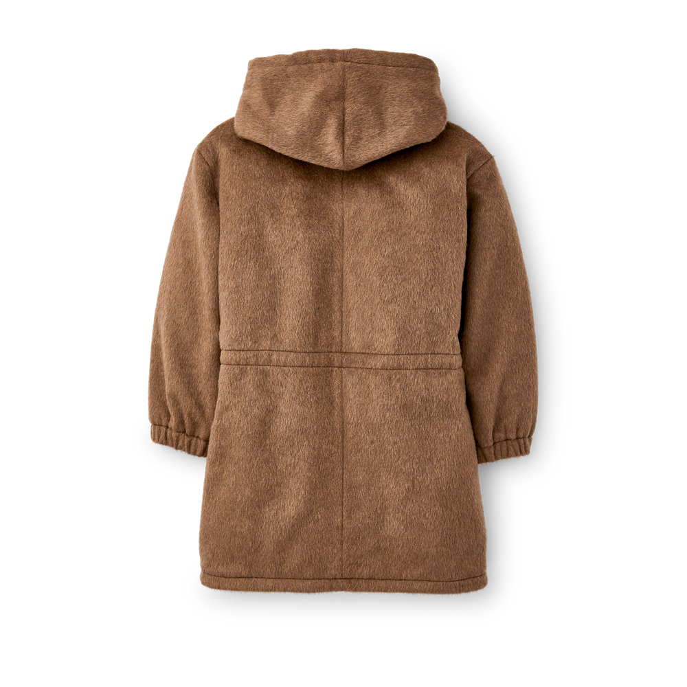 Women's Wool Mohair Parka - Brown