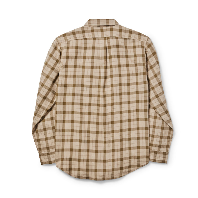 Lt Wt Alaskan Guide Shirt - Khaki/brown Plaid