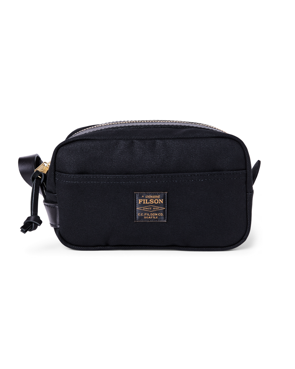 Rugged Twill Dopp Kit - Black | Filson Rugged Twill Dopp Kit - Black | Filson