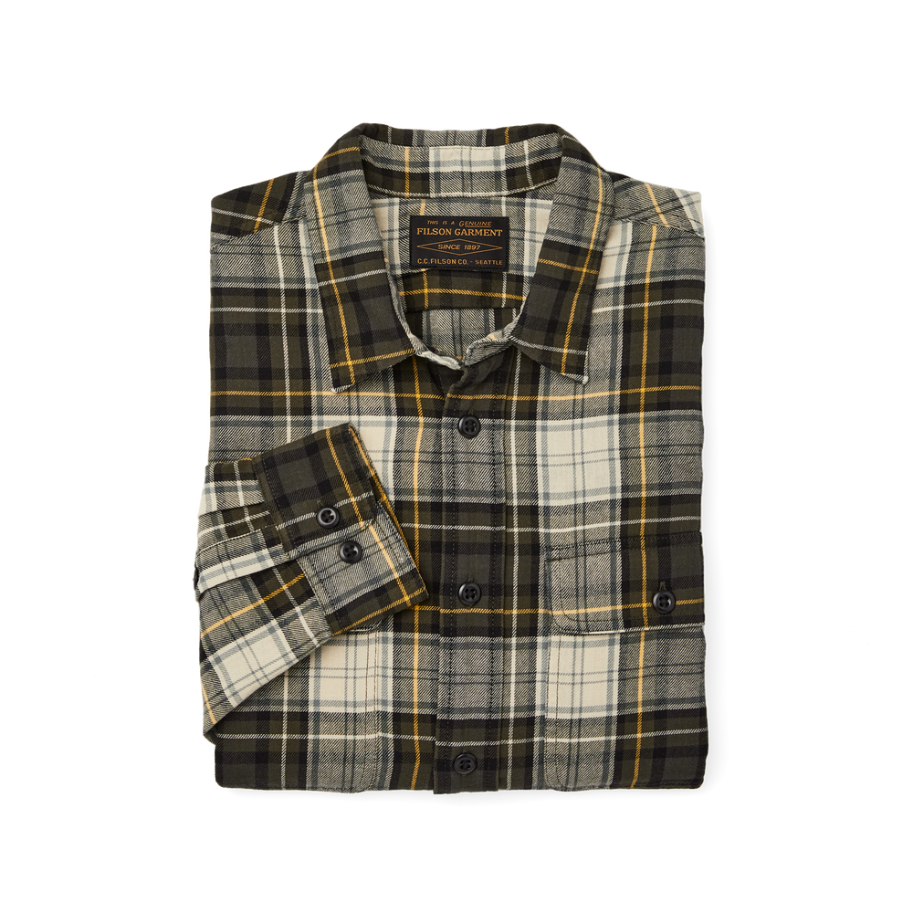 Alternate image of a Filson Scout Shirt in Forest Hunt Plaid