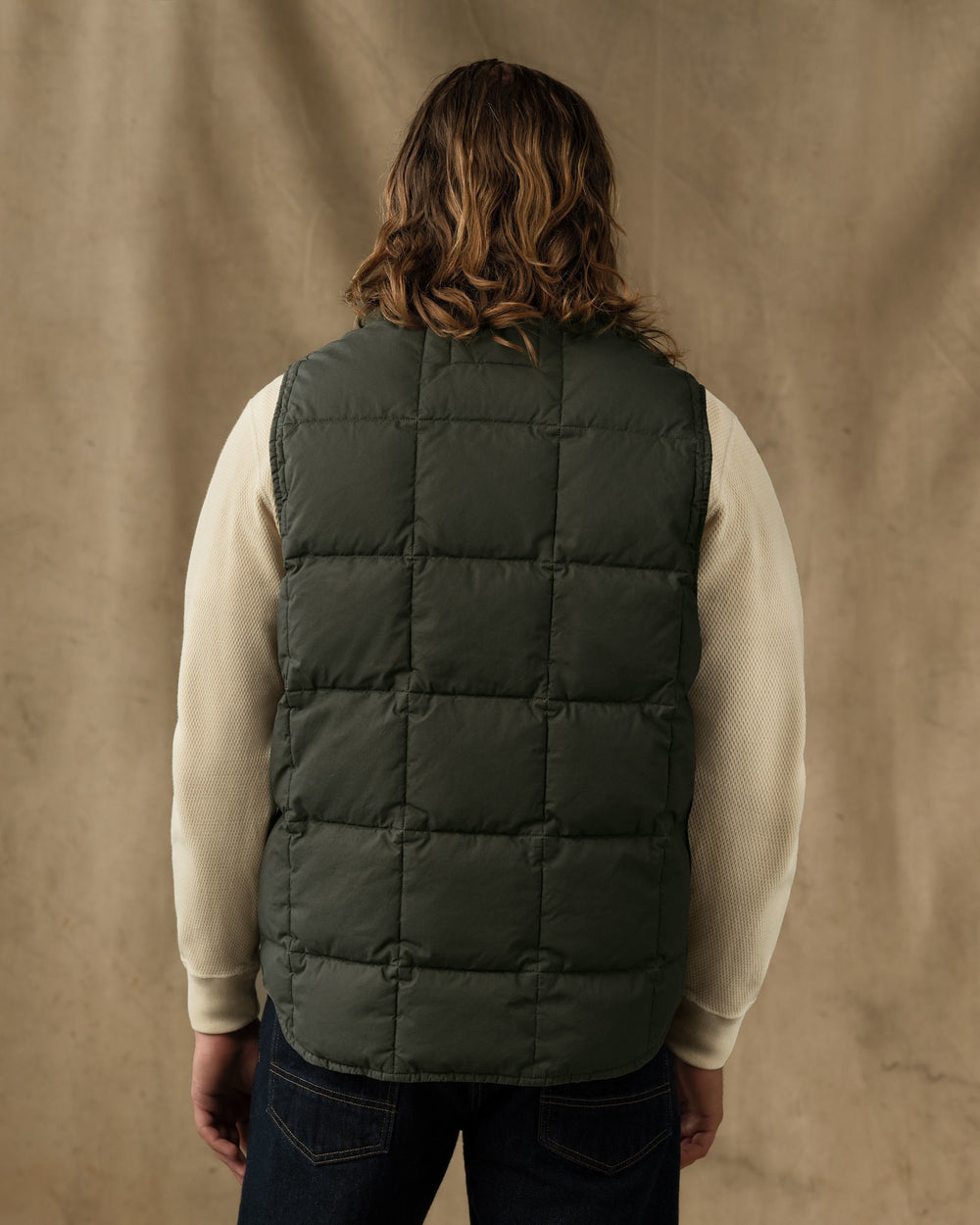 Heritage Cotton Down Vest - Beluga