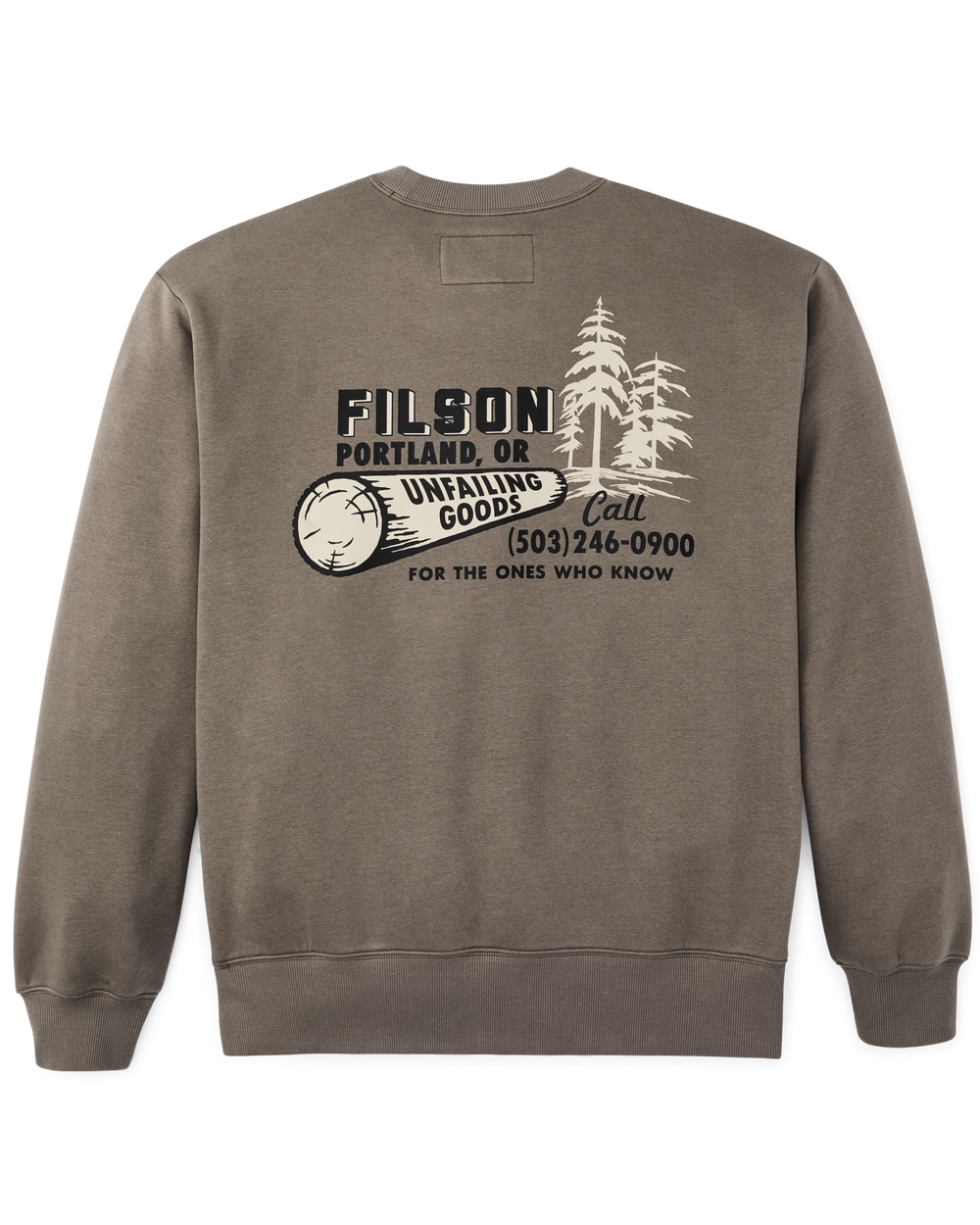 Portland Graphic Crewneck - Hawk Brown