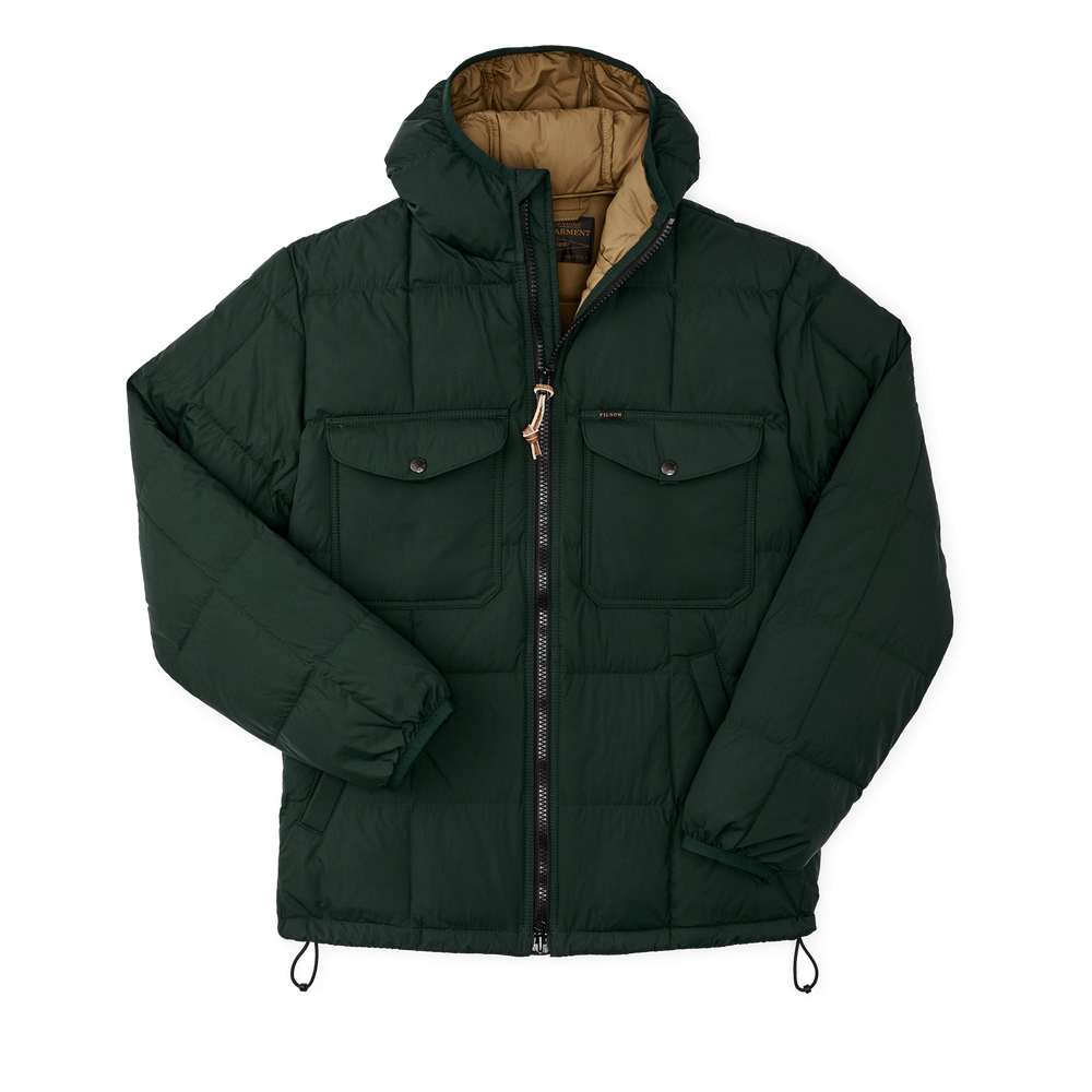 Front-facing image of the Filson Pateros Down Jacket - Fir