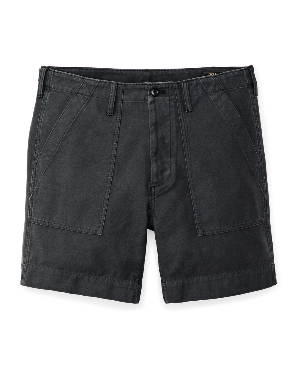 Field Supply Shorts - Washed Faded Black