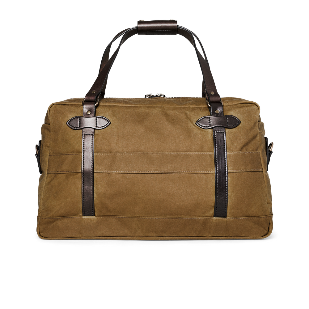48 Hour Tin Cloth Duffle Bag - Dark Tan | Filson
