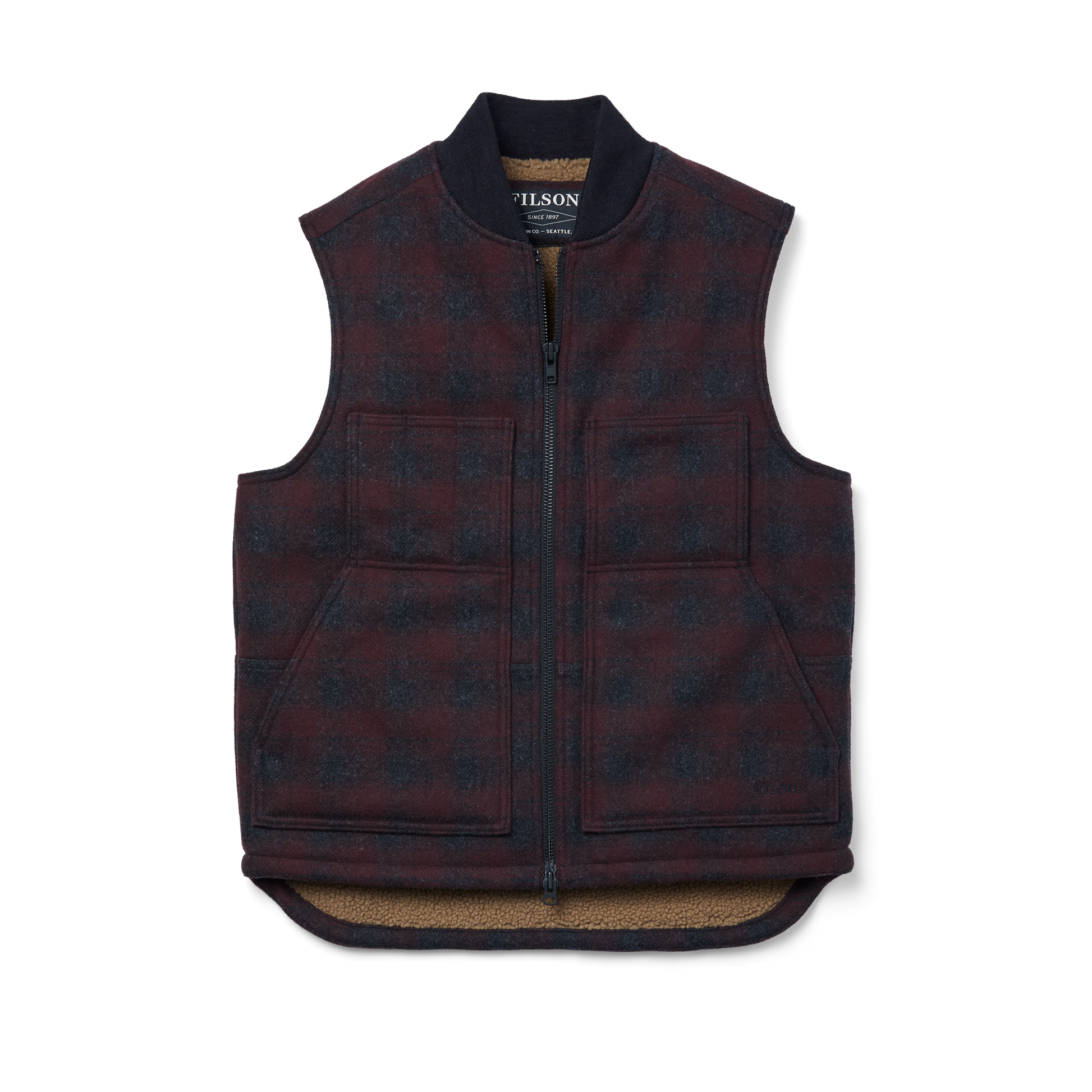 Lined Mackinaw Wool Work Vest | Filson