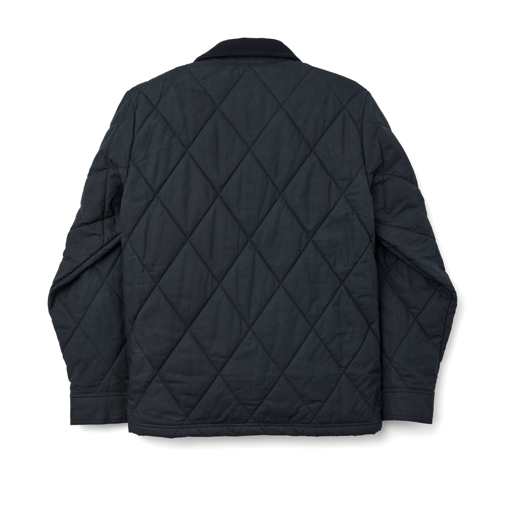 Alternate view of the Filson Hyder Quilted Jac-shirt - Black
