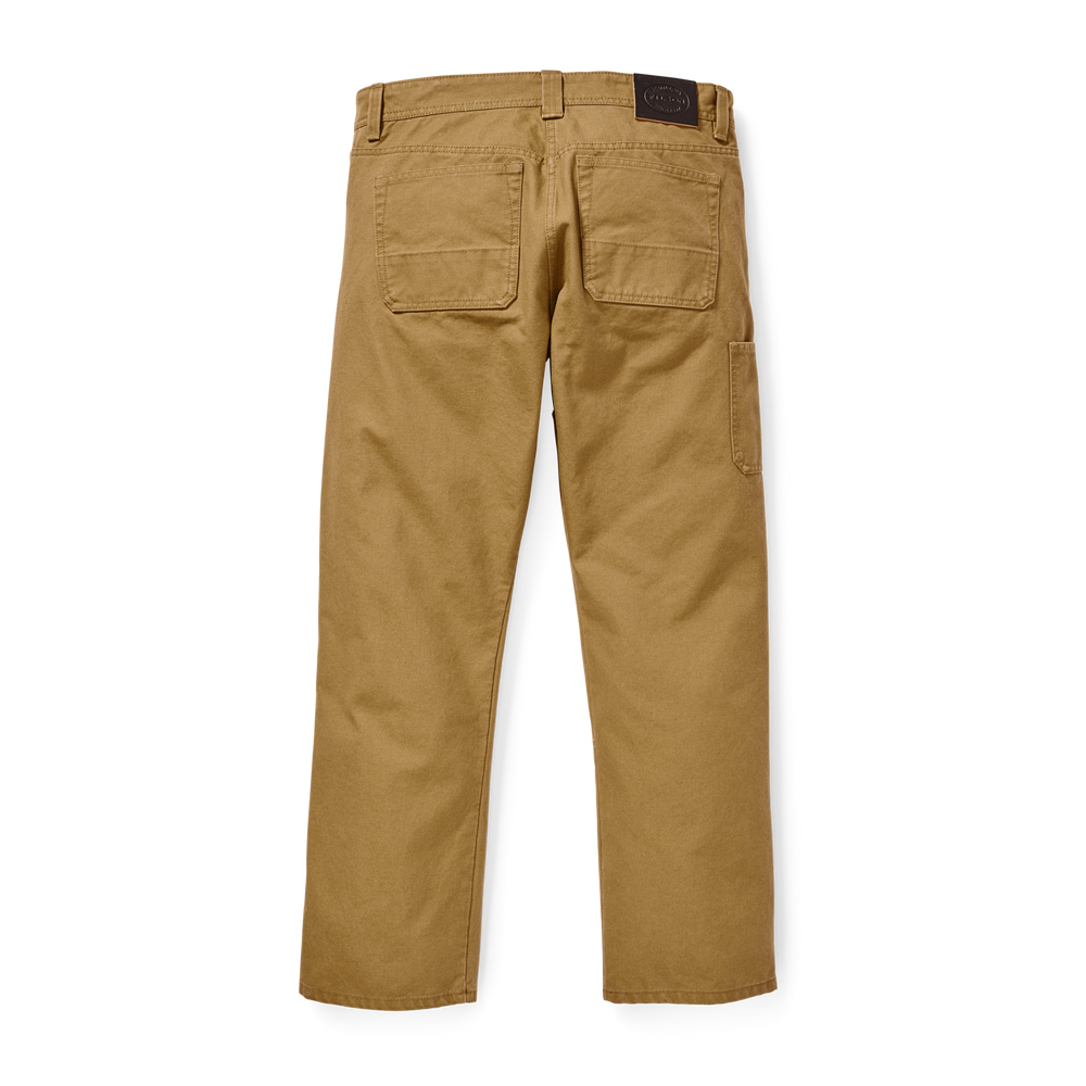 Alternate view of the Filson Dry Tin Cloth Utility 5 Pocket Pants - Golden Tan