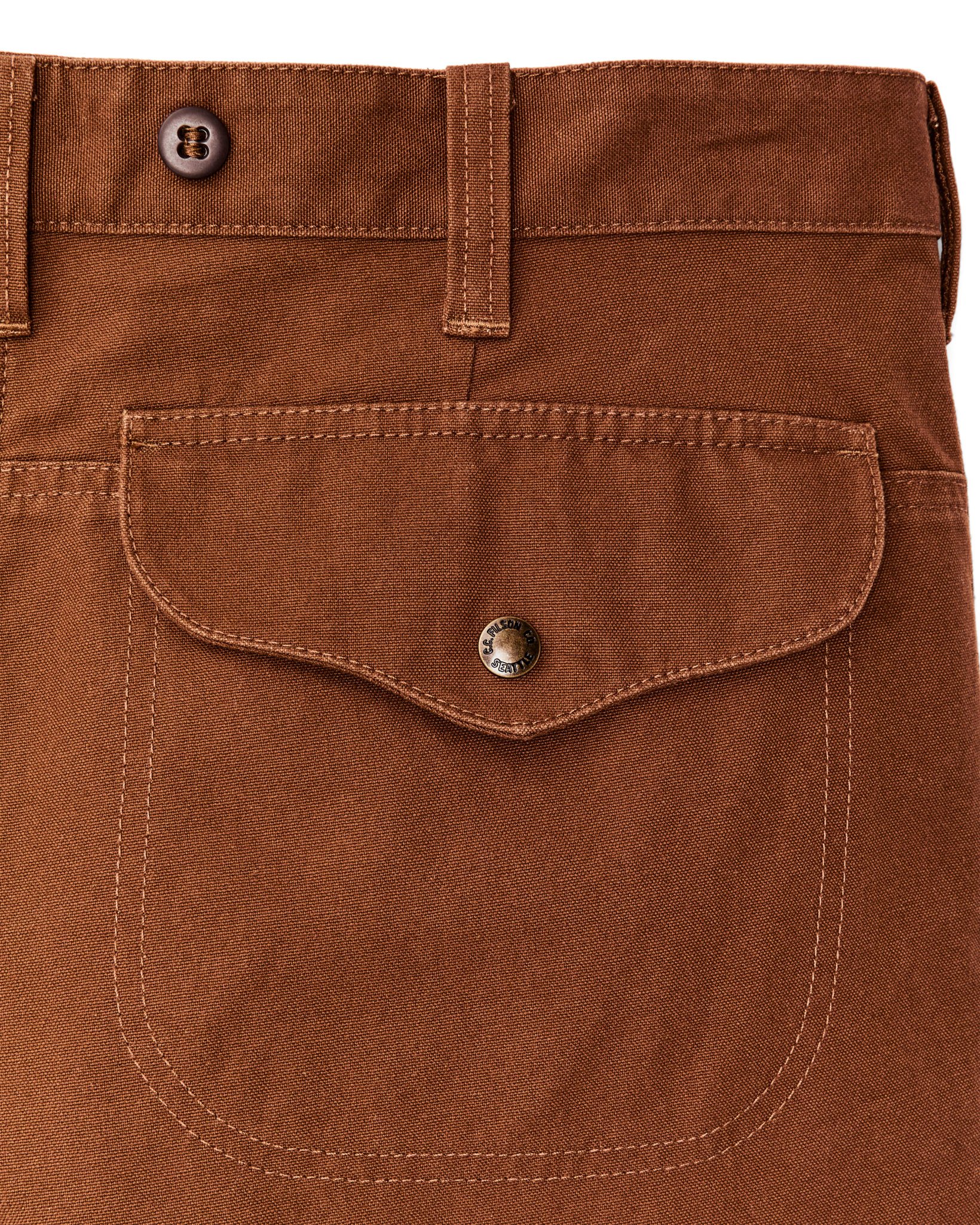 Dry Tin Cloth Shorts - Whiskey