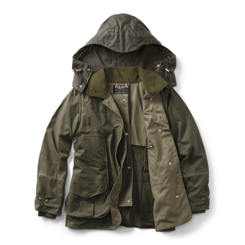 Alternate view of the Filson Cover Cloth Hood - Otter Green