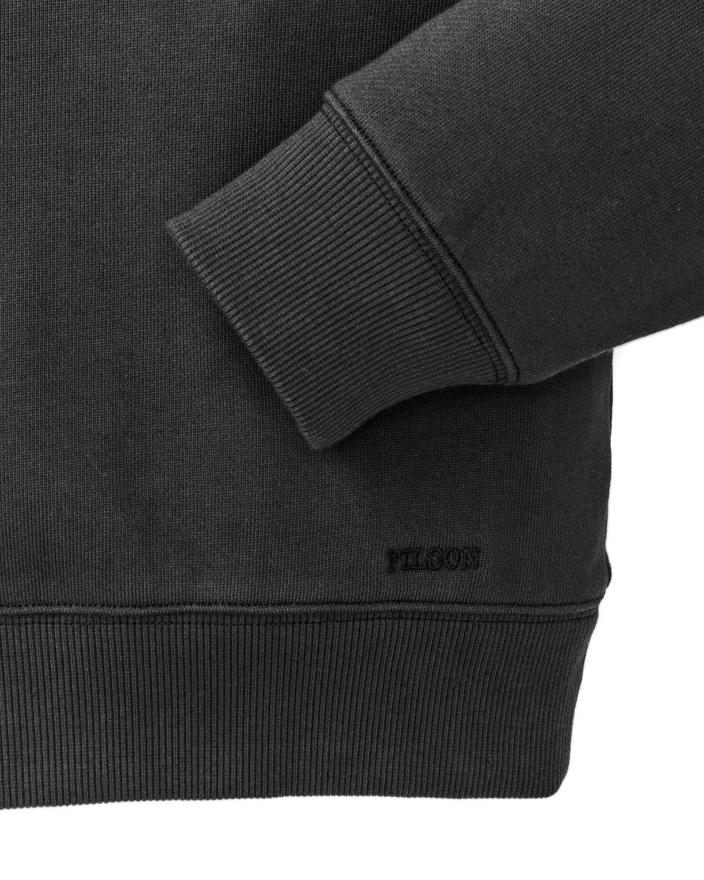 Women's French Terry Crewneck - Faded Black