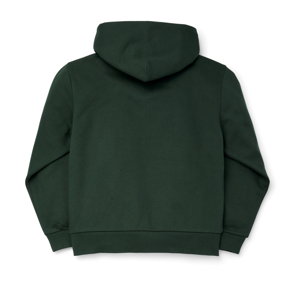 Alternate view of the Filson Prospector Full-zip Hoodie - Dark Moss