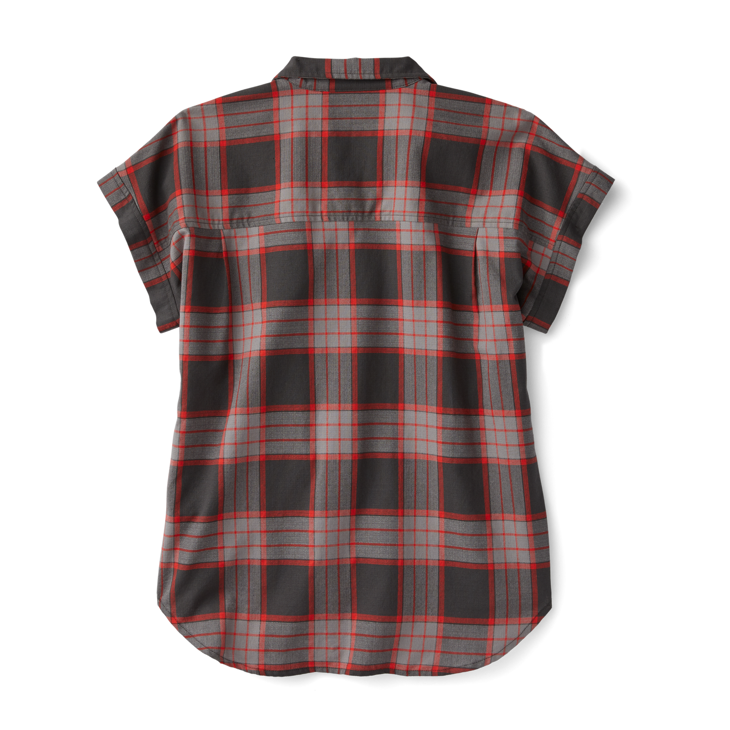 Women's Northwest Camp Shirt - Black/grey/red Plaid