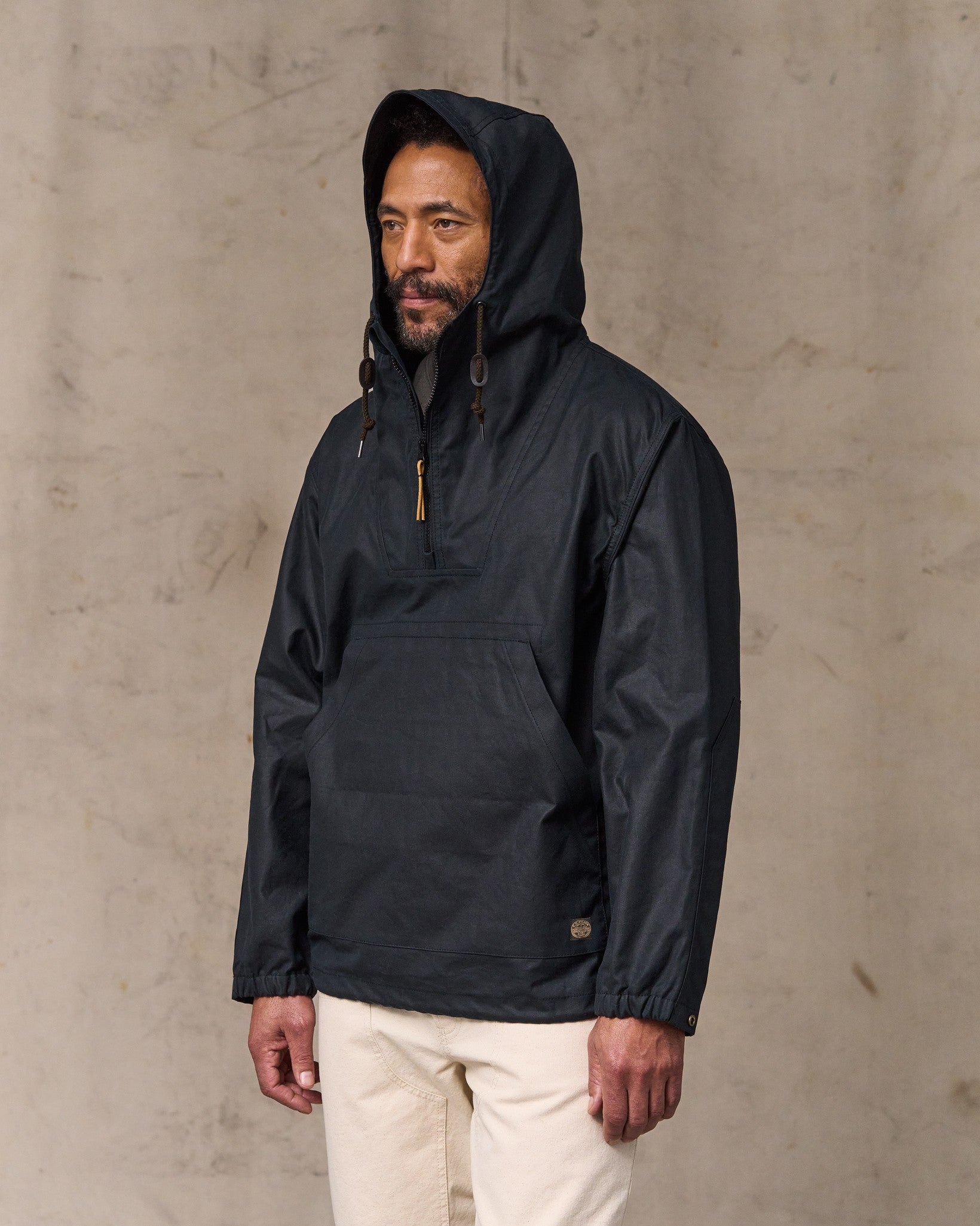 Shelter Cloth Waxed Anorak - Harbor Blue | Filson