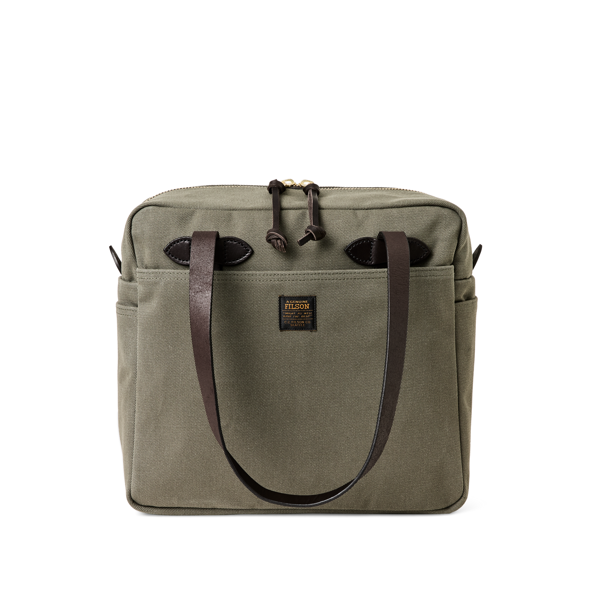 バッグ FILSON RUGGED TWILL TOTE BAG WITH ZIPPER Limited Edition Rugged Twill Zippered Tote Bag | Filson