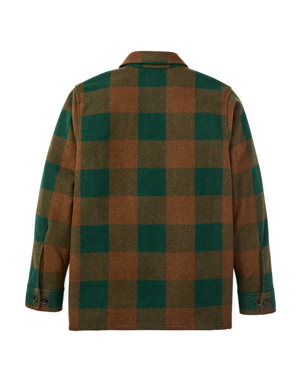 Wool Jac-Shirt - Bronze / Green Plaid