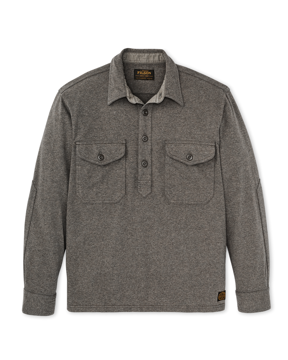 Field Knit Pullover Shirt - Smoke Heather