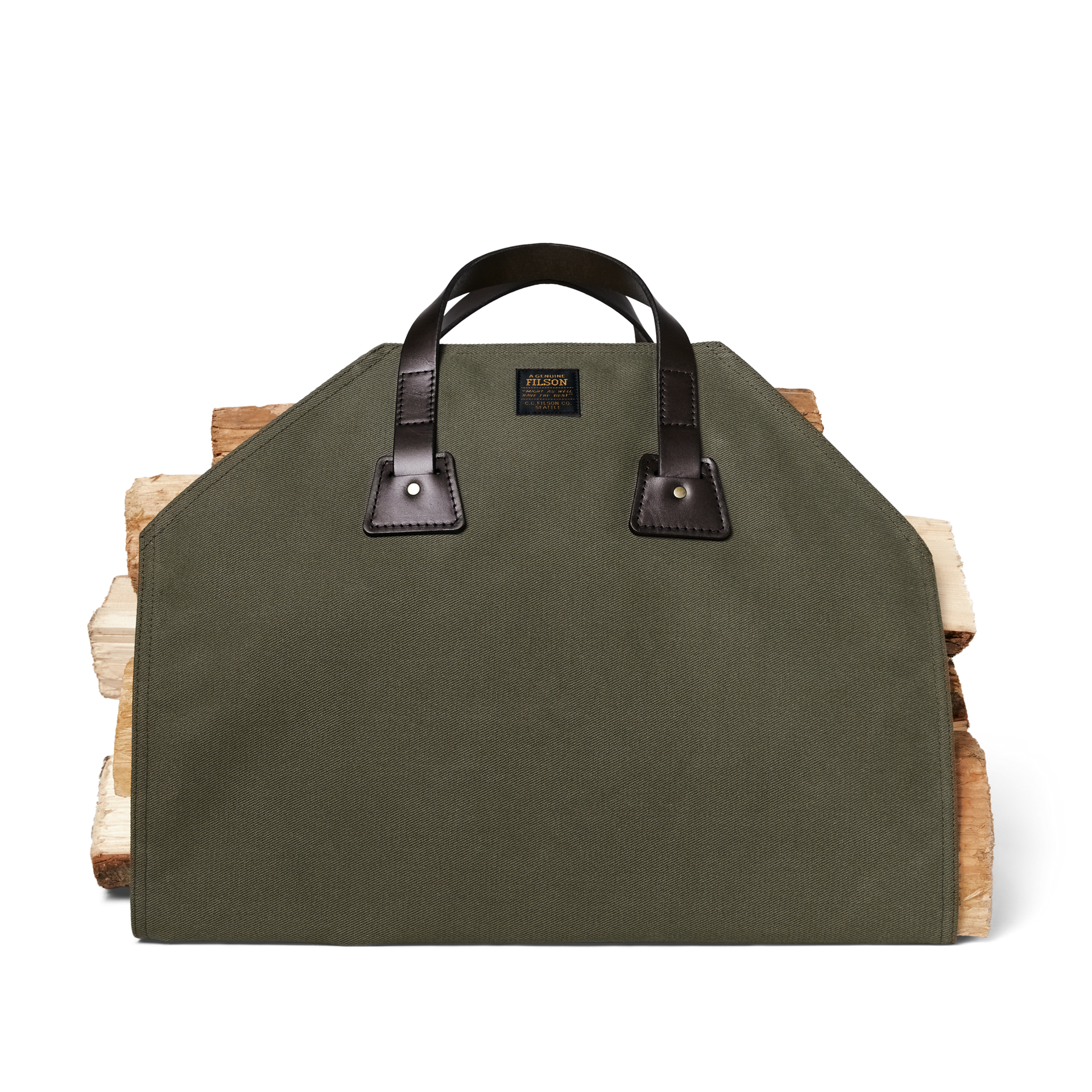 Log Carrier - Otter Green | Filson