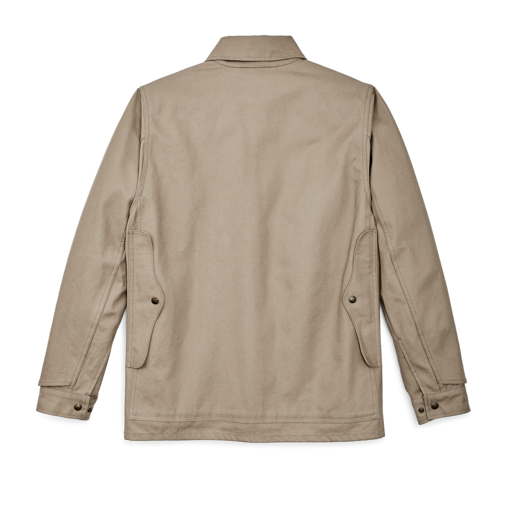 Alternate view of the Filson Dry Tin Cloth Cruiser - Gray Khaki